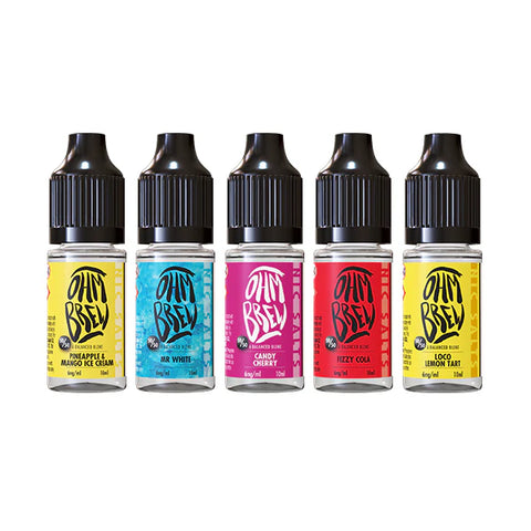 6mg Ohm Brew Balanced Blend 10ml Nic Salts (50VG/50PG)