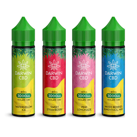 Darwin 3000mg CBD Isolate E-Liquid 60ml
