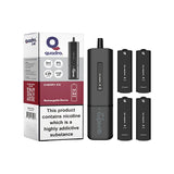 20mg Quadro 2.4K Pod Vape Kit 4 in 1 Black Series 2400 Puffs