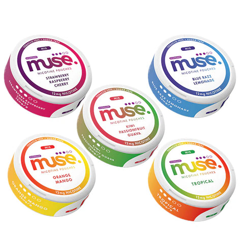 12mg Muse Nicotine Pouches (UK Made) - 20 Pouches