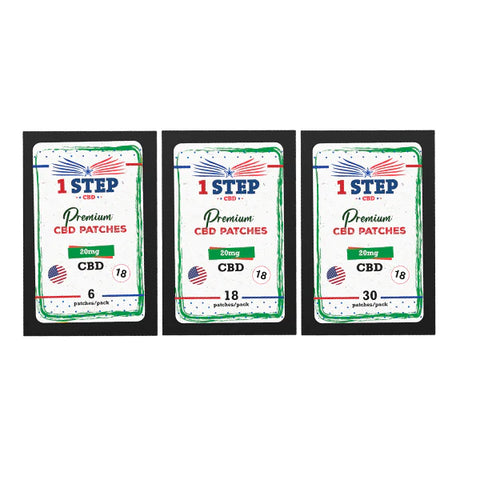 1 Step CBD 20mg CBD Patches