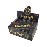 12 Alien Puff Black & Gold King Size 24K Gold Rolling Papers ( HP175AP )