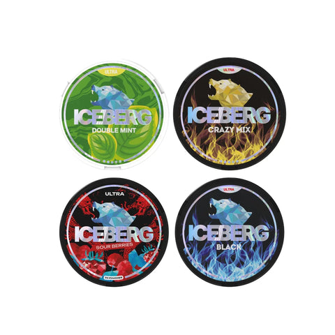 50mg  Iceberg Ultra Nicotine Pouches - 20 Pouches