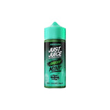 0mg Just Juice MINT 100ml Shortfill (70VG/30PG)