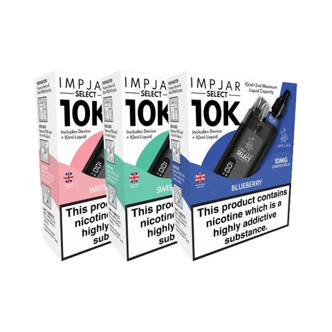 10mg Imp Jar Select 10ml Starter Vape Kit