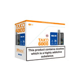 5 x 20mg Sikary Tako SP6000 Prefilled Pod Vape Kit 30000 Puffs - (1 Free Kit With Every Box Of 5)