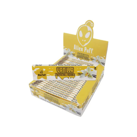 Alien Puff Vanilla Flavour King Size Papers - 25 Booklets (HPF2811)